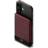 Cygnett MagSlim, 5000 mAh, Draadloos opladen, Kleur: kersenrood