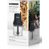 Melissa Mini Food Chopper | 200 W | 0,5 l | 1 stand | Zwart