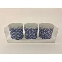 J-Line set van 3 theelichthouders dia 7cm