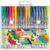 Centrum 18 Gel pennen ass. in etui 89530