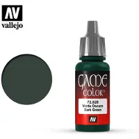 Vallejo Hobbyverf Acrylverf - 72028 Game Color - Dark Green - Acryl - Verf flesje - 18 ml