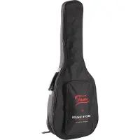 Fame Western gitaar Gigbag Basic zwart/rood Logo - Tas voor akoestische gitaren
