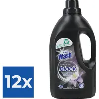 At Home Wash Vloeibaar wasmiddel 1-5L zwart 42 wasbeurten - Voordeelverpakking 12 stuks