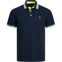 Jack & Jones Heren polo shirt met korte mouwen, pique stof, model JJEPAULOS, verkrijgbaar in grote maten