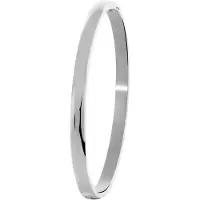 Lucardi Stalen armband bangle 5mm