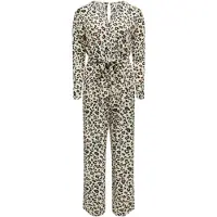 ONLY Onlpauline ss wrap jumpsuit cs jrs zand dessin