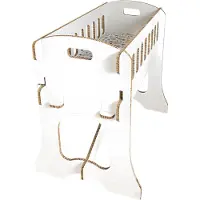 KarTent Kartonnen babywieg - papercrib - Kan tot 70kg dragen -