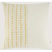 Zusss Kussen Hartjes 45X45cm 100% Katoen White / Ochre