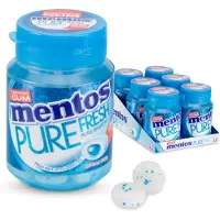 Mentos Gum Pure Fresh Freshmint Suikervrij 6 x 30 stuks