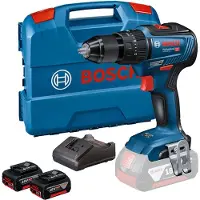 Bosch GSB 18V-55 Accu klopboormachine | 2 x 5,0 Ah accu + Snellader | In L-Case - 0615990M5W