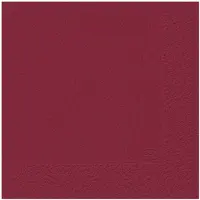 Duni servetten Bordeaux Red 3-laags 33x33