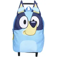 Bluey Brave and Courageous - Kinder trolleyrugzak - 9,1 liter - 33 x 25 x 11 cm - Blauw