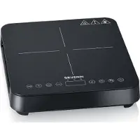 Severin KP 1025 Inductiekookplaat – 1-Pits – Ø22 cm – 10 Vermogensstanden – Touchbediening – Timer - Zwart