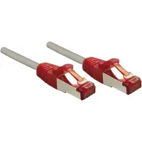 Lindy - Câble inverseur - RJ-45 (M) pour RJ-45 (M) - 3 m - SFTP, PiMF - CAT 6e - sans crochet - gris