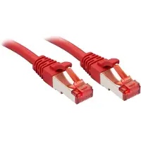 Lindy 47741 RJ45 Netwerkkabel, patchkabel CAT 6 S/FTP 30.00 m Rood Afgeschermd 1 stuk(s)