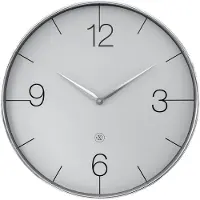 Nextime Finesse Wandklok Ø51 Cm - Wandklokken Polypropyleen Grey - 7374ZI
