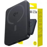 Baseus EnerFill FM12 10000mAh 22,5W magnetische powerbank met USB-C MagSafe Qi2-kabel - Zwart