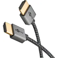 Goobay Plus HDMI kabel | Slimline | HDMI2.0 (4K 60Hz + HDR) | 3 meter