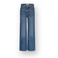 Vingino Wide leg Jeans Cato Stones Meisje Blauw 116