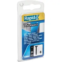 Rapid Galvanized Nails No. 8/25 mm - Fine Wire - Pack of 200