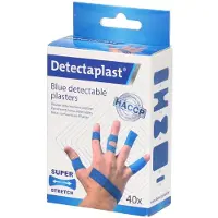 Pharma Pack Detectaplast Blauwe Detecteerbare Stretch Textielpleisters 5 maten 40 St Pleister