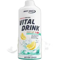 Best Body Nutrition Low Carb Vital Drink - 1000 ml - Bitter Lemon