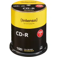 Intenso () CD-R disc - 80 min / 700 MB - 52x speed - cakebox 100 stuks