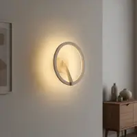 Artdelight Design wandlamp Oregon Ø 22cm - Champagne