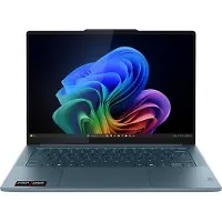 Lenovo Yoga Slim 7 Gen10 14 AMD AMD Ryzen AI 5 340 -processor 2,00 GHz tot 4,80 GHz, Windows 11 Home 64, 512 GB SSD M.2 2242 PCIe Gen4 TLC - 83JYCTO1WWBE1, Tidal Teal