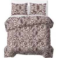 Royal Textile Sleeptime Lazy Dekbed Denzo Rood/Bruin 240 x 200 Met Kussenslopen cm