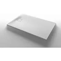 Nemo Stock Lapis 20 douchebak 140x90x4cm incl afdekplaatje in mineraalcomposiet effen structuur wit M08213A500