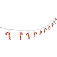 Goobay String Light "Candy Canes" with 10 LEDs