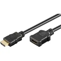 Goobay HDMI verlengkabel | HDMI2.1 (8K 60Hz + HDR) | koper | zwart | 5 meter