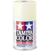 Tamiya Hobbyverf Acrylverf - TS-7 Racing White - Gloss - Acryl Spray - Verf spuitbus - 100 ml