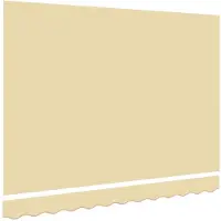 vidaXL Vervangingsdoek zonnescherm voor 3,5x2 m Crèmekleurig Polyester