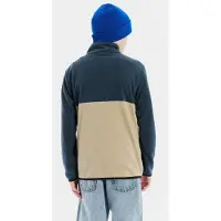 Protest - Kid's Prtskylar 1/4 Ziptop - Fleecetrui 176, blauw/beige