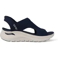 SKECHERS Slip-Ins: Arch Fit 2.0 Sandal Sandalen Plat - blauw - Maat 39