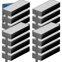 Alapure 4x Akoestisch Filter voor Gaggenau 17004801 / CA084010