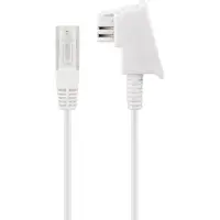 Goobay TAE-F - RJ45 DSL/VDSL telecom kabel | 2-aderig (8P2C) | wit | 40 meter