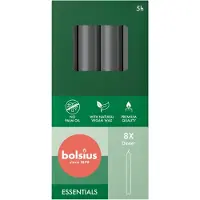 Bolsius - Dinerkaarsen - 170/20 - 8 stuks per verpakking - Stormy Grey