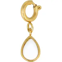 My Bendel - Witte Aventurijn Bedel • Rust & Vertrouwen - met Luxe Cadeauverpakking | Sieraden Voor Dames