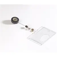 Durable Badgehouder Duo transparant type C I, 10 st.