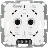 Kopp Led Dimmer Druk/draai 2x100w 230v Inbouw