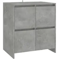 vidaXL Dressoir 70x41x75 cm bewerkt hout betongrijs