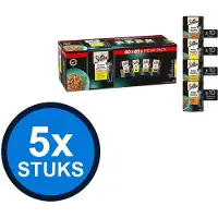 Sheba 2x Delices du jour gevogelte in saus- 15x 50g ( 5x kip -5x gevogelte - 5x kalkoen)