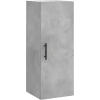 vidaXL Bovenkast 34,5x34x90 cm betongrijs