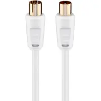 Goobay Antenna Cable (80 dB), Double Shielded 7.5 m