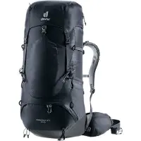 Deuter - Trekkingrugzakken - Aircontact Lite 50+10 Black Graphite voor Heren - Zwart