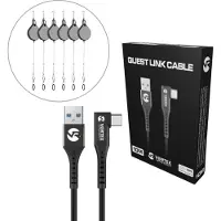 VORTEX VR VortexVR USB-A 10m kabelset voor Meta Link | met haken voor Meta Quest 3 / 3S / 2