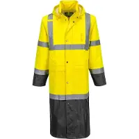 Portwest Contrast Raincoat 122cm H446 Hi-vis | Maat: XXL